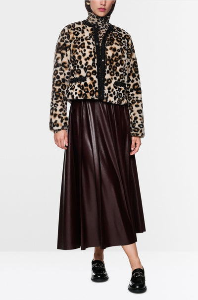 Marc Cain - Short Leopard Print Jacket