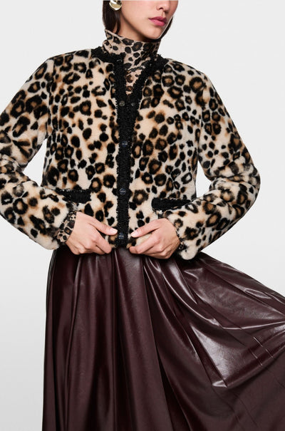 Marc Cain - Short Leopard Print Jacket