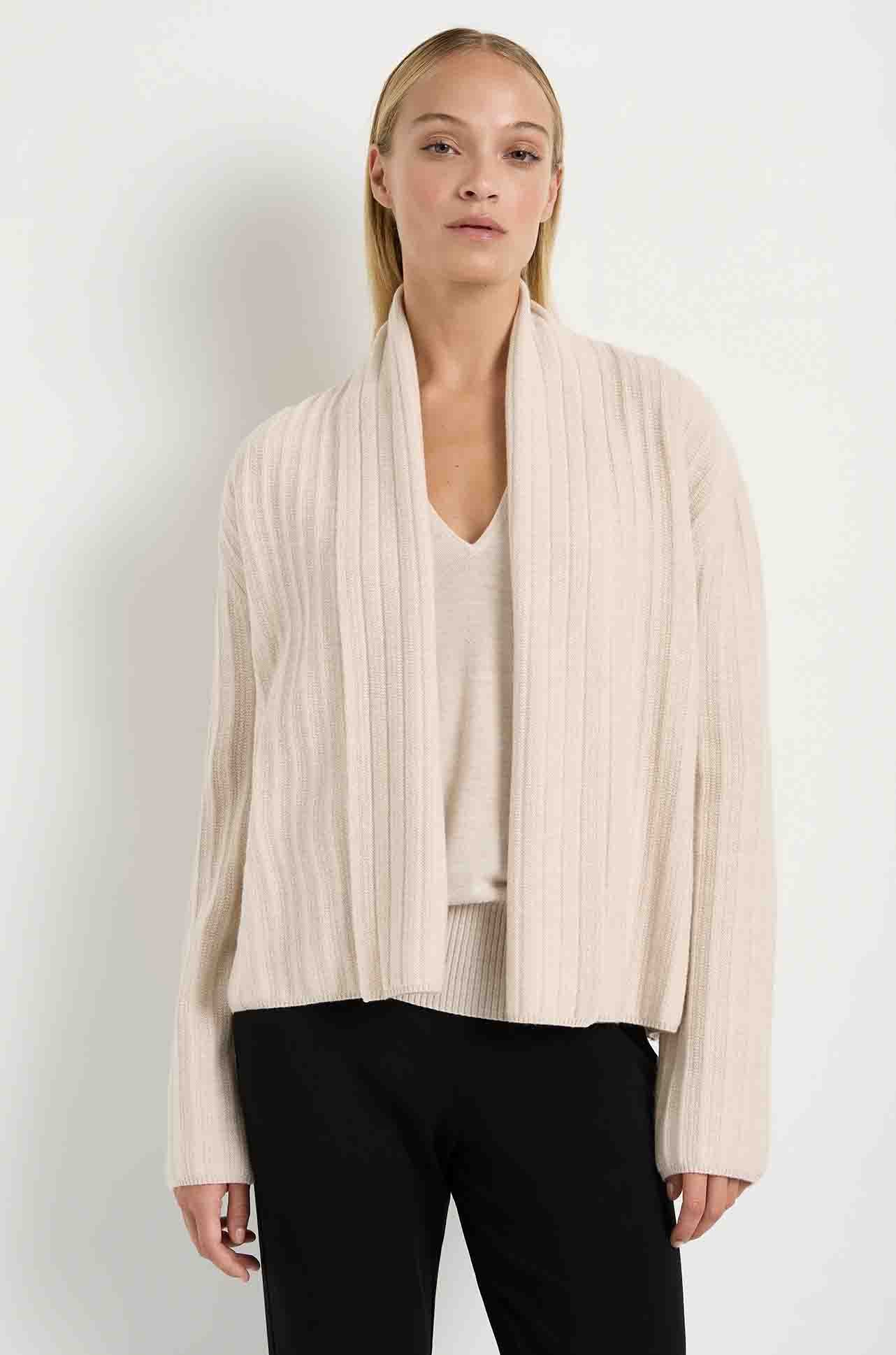 Mela Purdie Shrug Jacket in Super Fine Merino