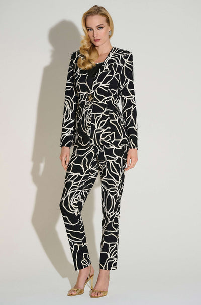 Joseph Ribkoff - Signature Lux Twill Foiled Floral Blazer