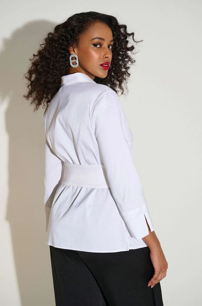 Joseph Ribkoff - Signature Stretch Taffeta Fitted Blouse