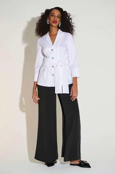 Joseph Ribkoff - Signature Stretch Taffeta Fitted Blouse