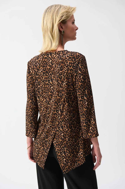 Joseph Ribkoff - Silky Knit Animal Print Fit & Flare Tunic