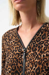 Joseph Ribkoff - Silky Knit Animal Print Fit & Flare Tunic