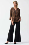 Joseph Ribkoff - Silky Knit Animal Print Fit & Flare Tunic