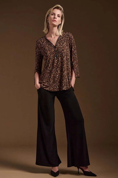 Joseph Ribkoff - Silky Knit Animal Print Fit & Flare Tunic