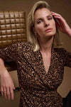 Joseph Ribkoff - Silky Knit Animal Print Fitted Top