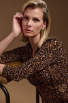 Joseph Ribkoff - Silky Knit Animal Print Fitted Top