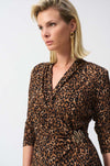 Joseph Ribkoff - Silky Knit Animal Print Fitted Top