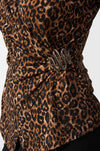 Joseph Ribkoff - Silky Knit Animal Print Fitted Top