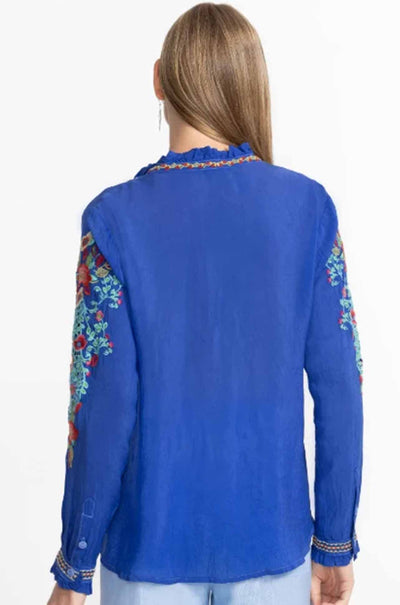 Johnny Was - Simone Blouse in Rose