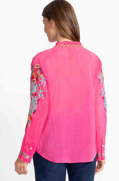 Johnny Was - Simone Blouse in Rose