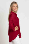 Mela Purdie - Single Pocket Shirt in Chilli