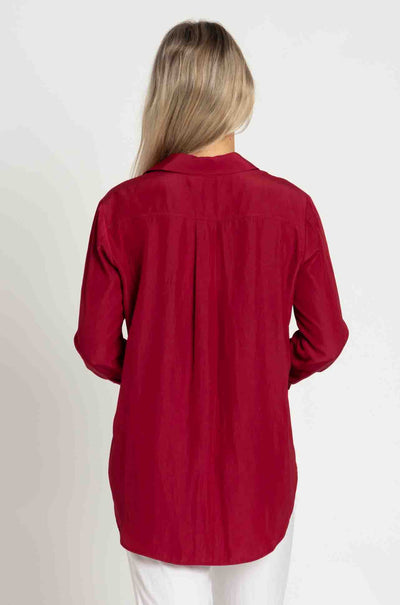 Mela Purdie - Single Pocket Shirt in Chilli