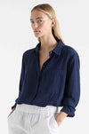 Mela Purdie - Single Pocket Shirt in Denim