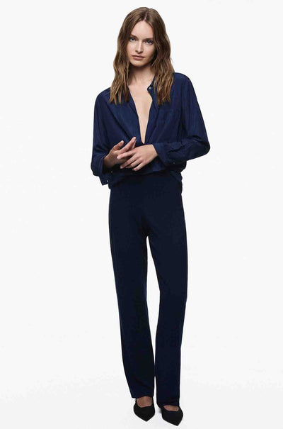 Mela Purdie - Single Pocket Shirt in Denim