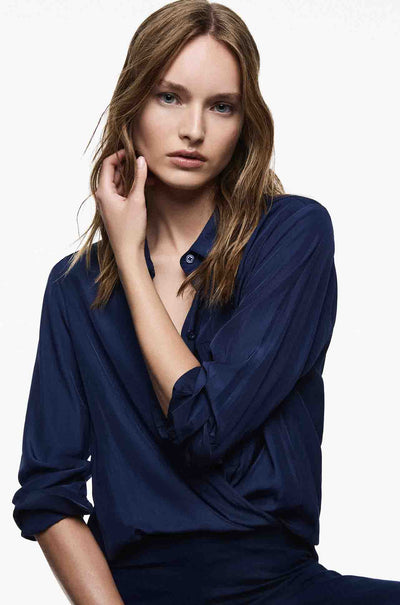 Mela Purdie - Single Pocket Shirt in Denim