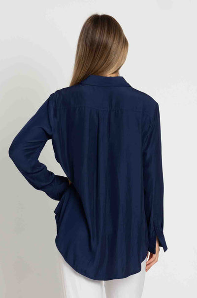 Mela Purdie - Single Pocket Shirt in Denim