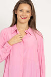Mela Purdie - Single Pocket Shirt in Peony