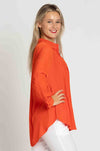 Mela Purdie - Single Pocket Shirt in Tangello