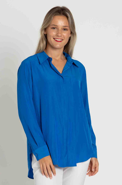 Mela Purdie - Single Pocket Shirt in Topaz