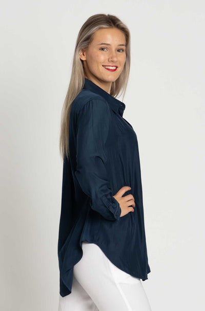Mela Purdie - Single Pocket Shirt in Beluga