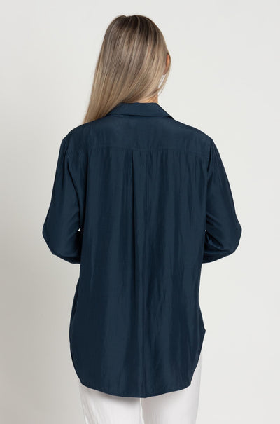 Mela Purdie - Single Pocket Shirt in Beluga