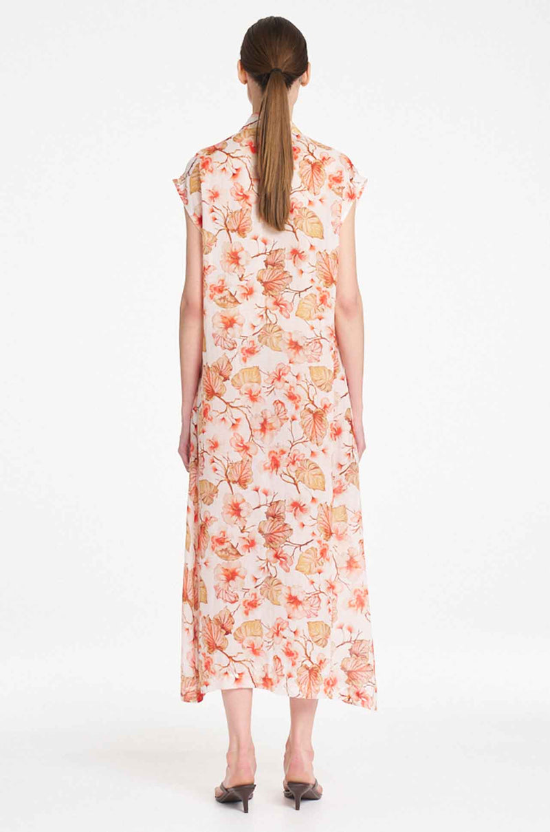 Mela Purdie - Slice Shirt Dress in Herbarium Linen Voile
