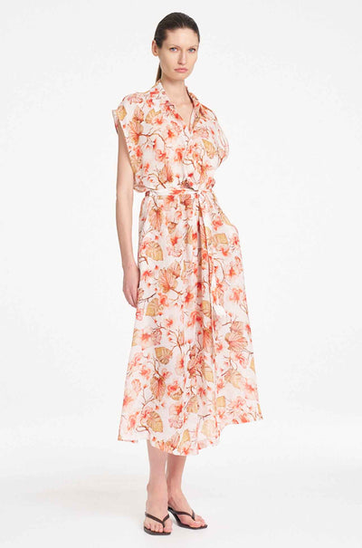 Mela Purdie - Slice Shirt Dress in Herbarium Linen Voile