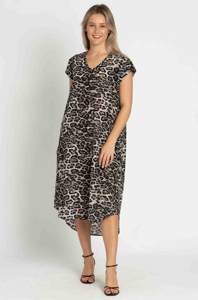 Mela Purdie - Slide Dress in Savoy Animal Silk