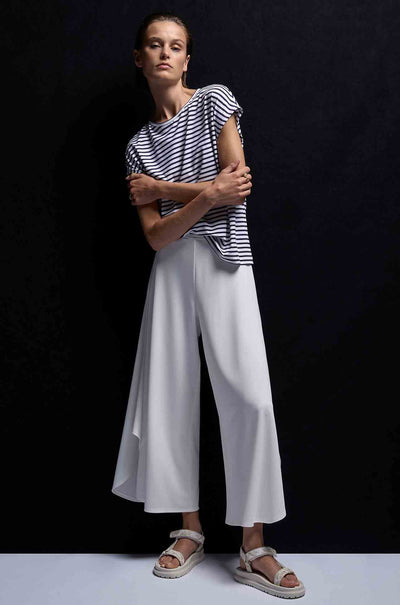 Mela Purdie - Slim Shell in Straw Stripe Jersey