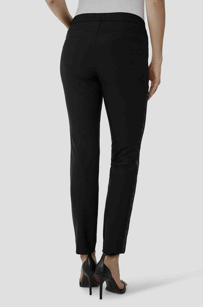 Gardeur - Slim Stretch Pull On Pant w/ Zip Pockets in Black