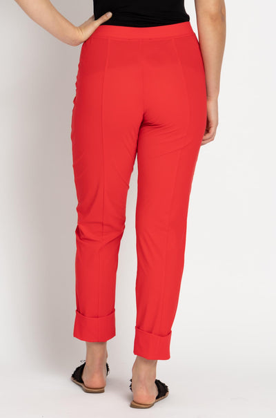 Paula Ryan - Slouch Cuffed Pant in Poppy