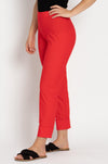 Paula Ryan - Slouch Cuffed Pant in Poppy