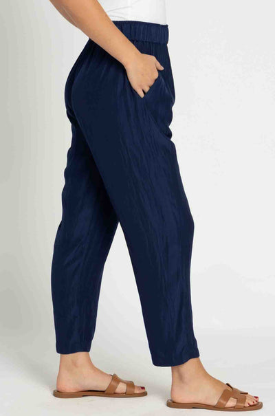 Mela Purdie - Soft Capri in Mache in Denim