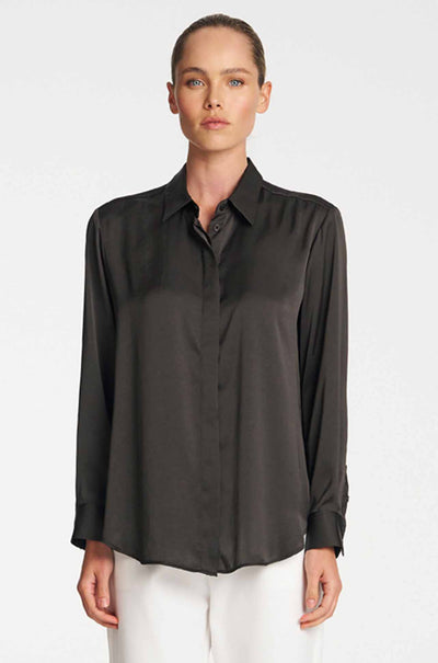 Mela Purdie - Soft Shirt in Mirror Satin