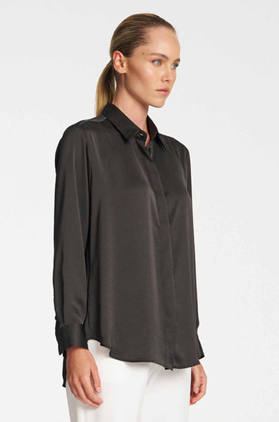 Mela Purdie - Soft Shirt in Mirror Satin