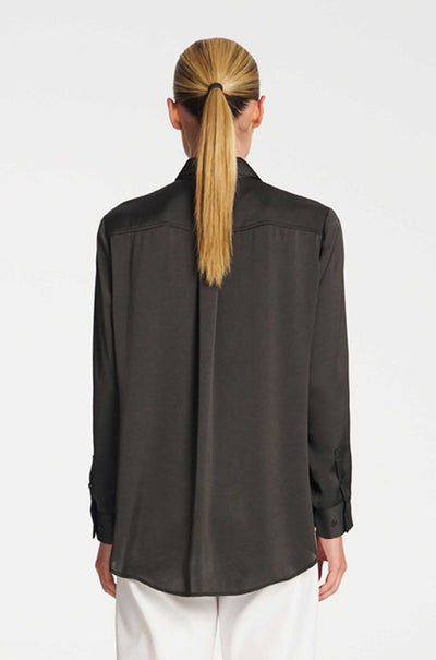 Mela Purdie - Soft Shirt in Mirror Satin