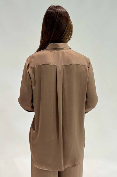 Mela Purdie - Soft Shirt in Mirror Satin