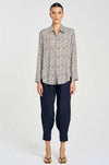 Mela Purdie - Soft Shirt in Pendant Print Charmeuse