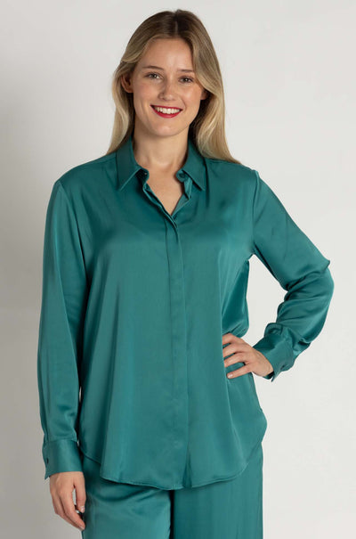 Mela Purdie - Soft Shirt in Stretch Gloss