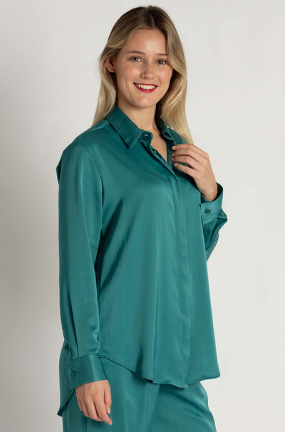 Mela Purdie - Soft Shirt in Stretch Gloss