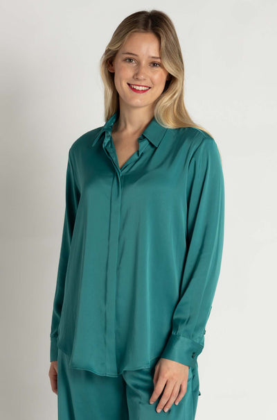 Mela Purdie - Soft Shirt in Stretch Gloss