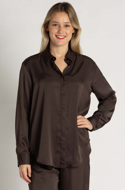Mela Purdie - Soft Shirt in Stretch Gloss