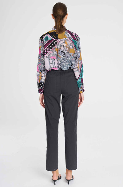 Mela Purdie - Soft Shirt in Bandana Print Silk