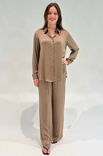 Mela Purdie - Soft Shirt in Mirror Satin