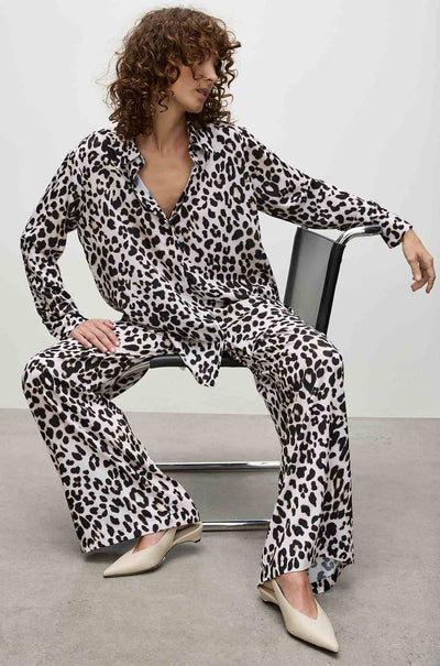 Mela Purdie - Soft Shirt in Cheetah Print