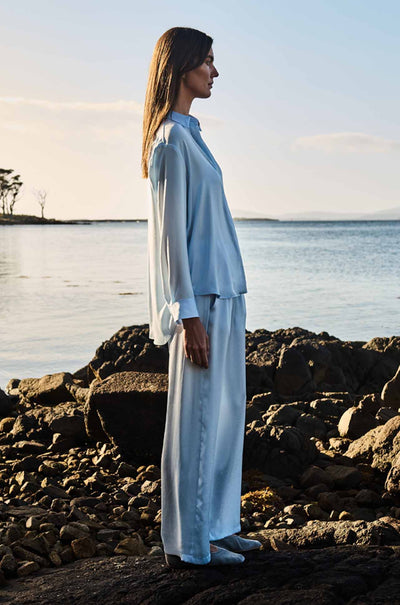 Mela Purdie - Soft Shirt in Mirror Satin
