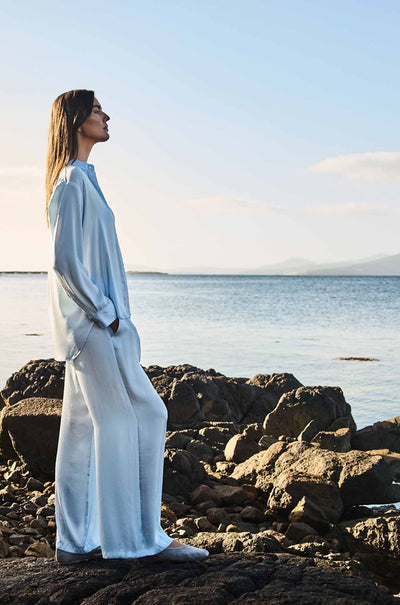 Mela Purdie - Soft Shirt in Mirror Satin