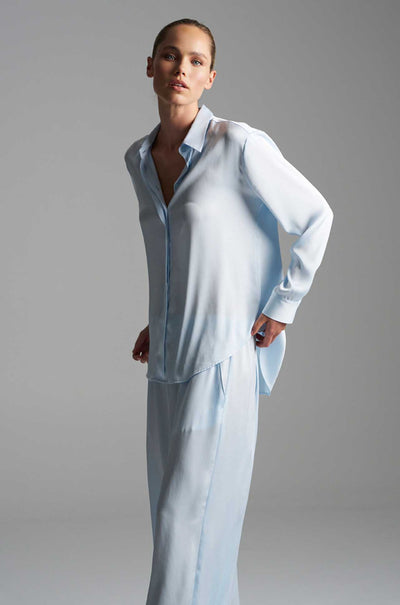Mela Purdie - Soft Shirt in Mirror Satin
